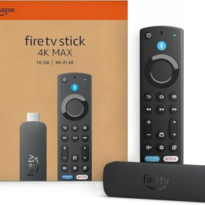 TV Stick 4K Max streaming device (newest model) with AI-powered Fire TV Search, supports Wi-Fi 6E, free & live TV without cable or satellite